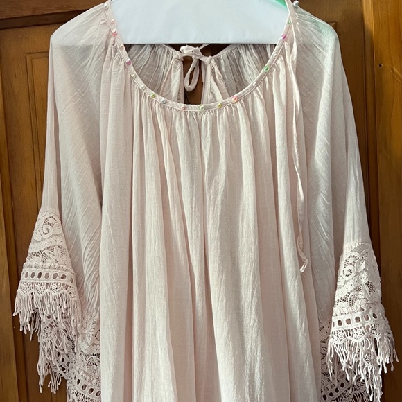 Scandal Italy Women's Pink Bohemian Top, One Size - Picture 6 of 13